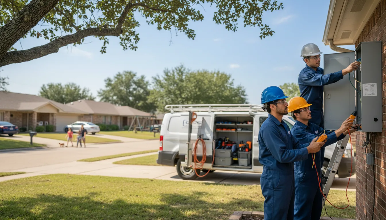 Certified electrician providing emergency electrical services in Kyle, TX